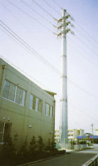 セミモノコック式送電鉄塔